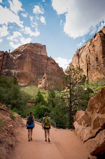 2 on a trail